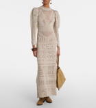 Isabel Marant Dione open-knit maxi dress