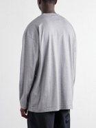 ATON - Cotton-Jersey T-Shirt - Gray