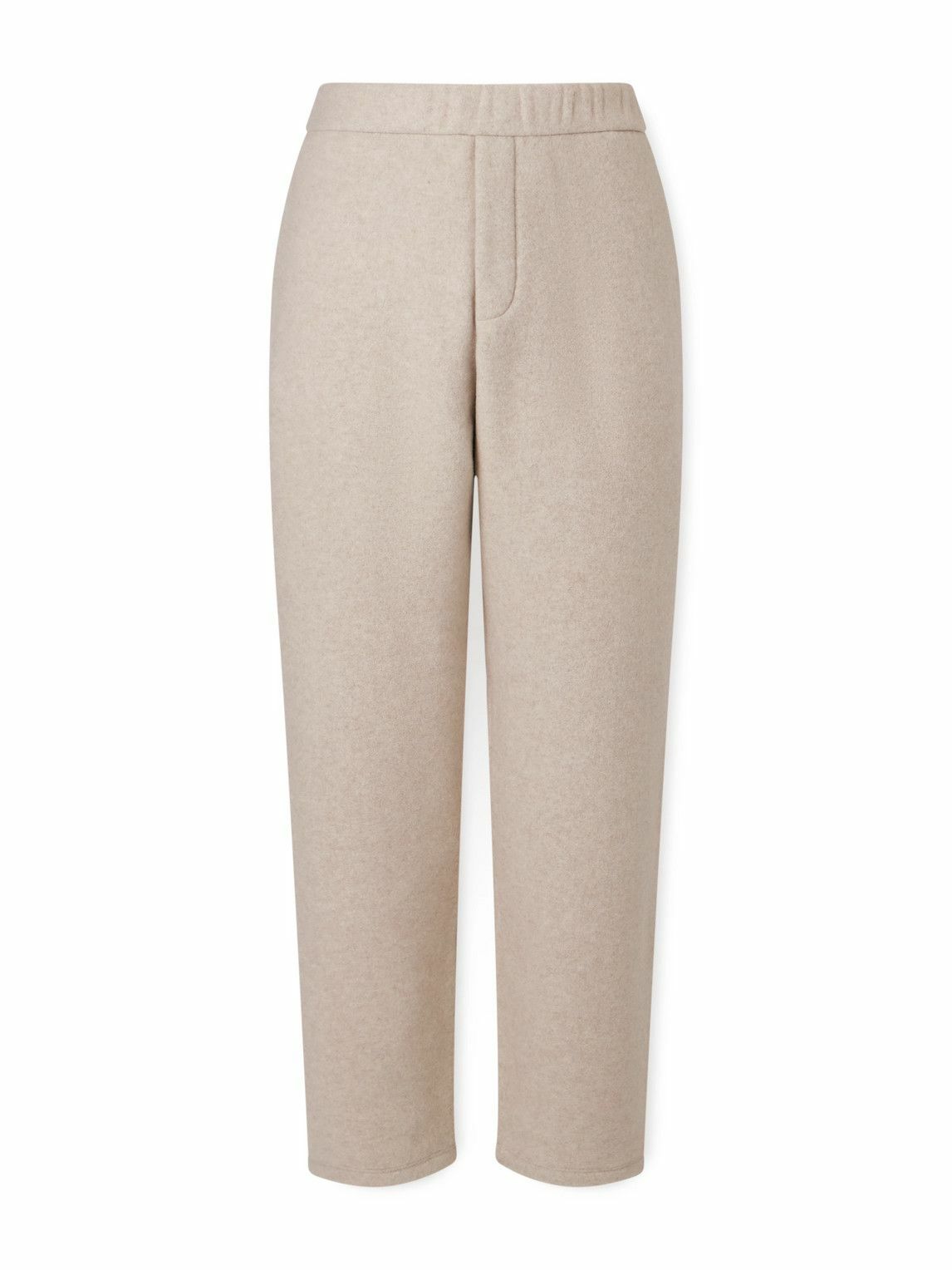 Loro Piana - Straight-Leg Wool-Blend Sweatpants - Neutrals