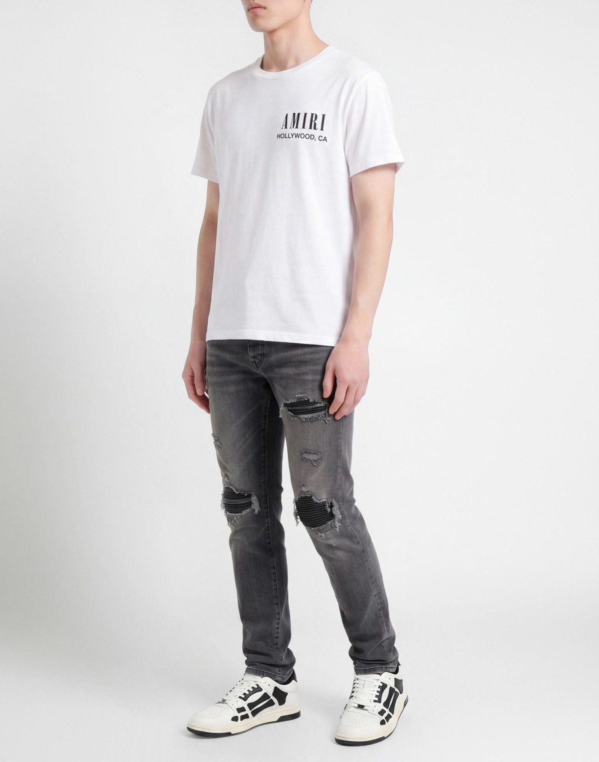 Amiri Mens T-shirt in White