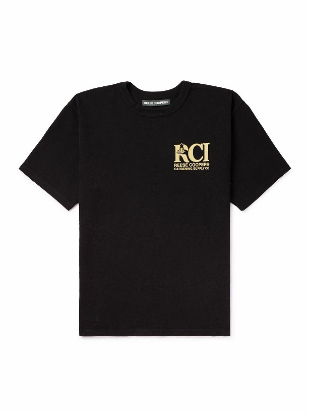 Photo: Reese Cooper® - Logo-Print Cotton-Jersey T-Shirt - Black