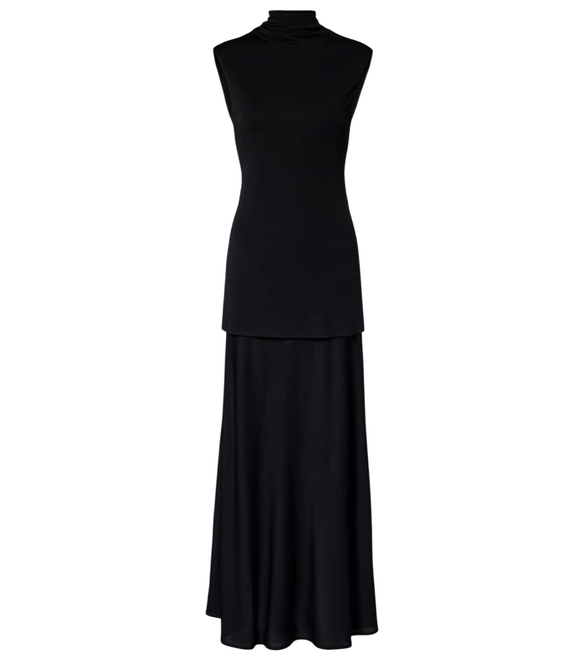 JIL SANDER lace-trimmed slip dress with Black Jil Sander