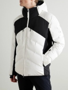 BOGNER - Jervis-D Panelled Quilted Shell Hooded Down Jacket - White