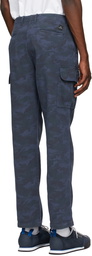 PS by Paul Smith Blue Camo Military Cargo Pants