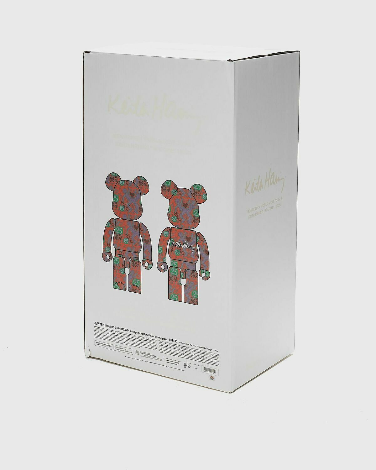 Medicom Bearbrick 1000% Keith Haring Bwwt 3 Multi Collectibles & Toys