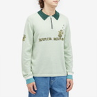 Brain Dead Men's Lex Half Zip Sweatshirt in Mint