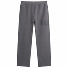ANNIE HOOD Men's Inside Out College Straight Joggers in Washed Black