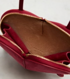 Alaïa Le Cœur suede shoulder bag