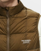 Pas Normal Studios Off Race Down Vest Brown Vests