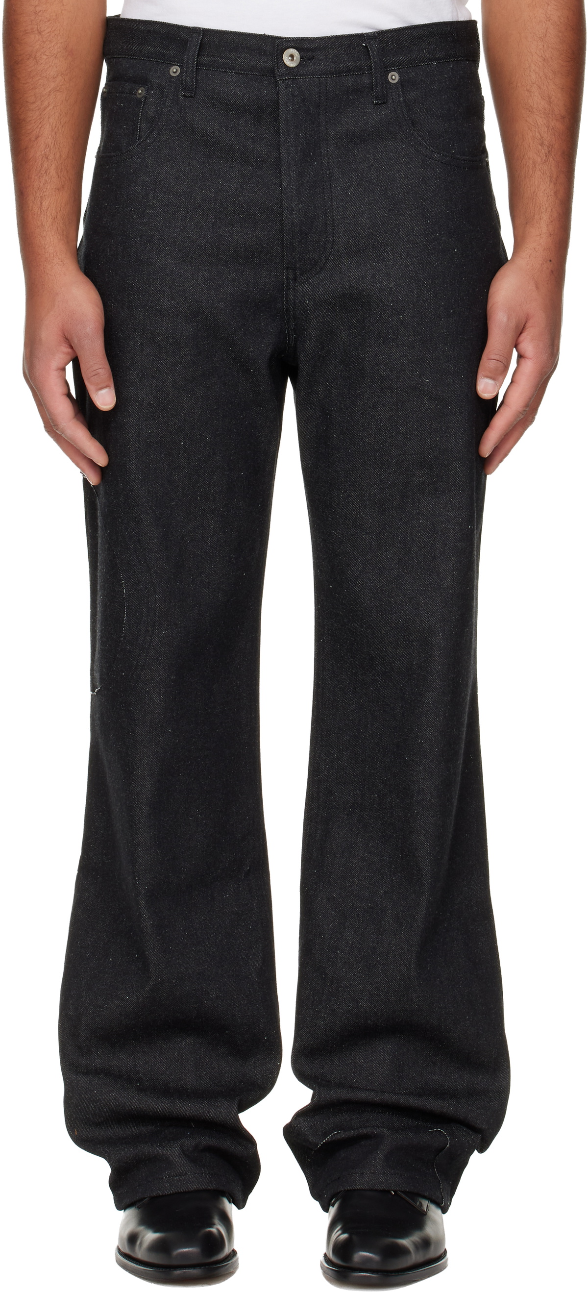 パンツ NO/FAITH STUDIOS BLACK CARGO DENIM NO/FAITH STUDIOS Denim