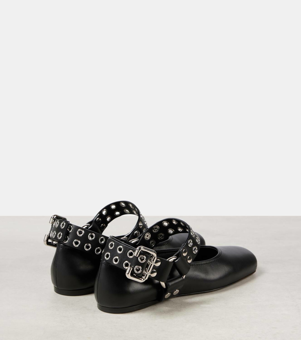 Alaia 25WF Mary Jane white suede wool 472221
