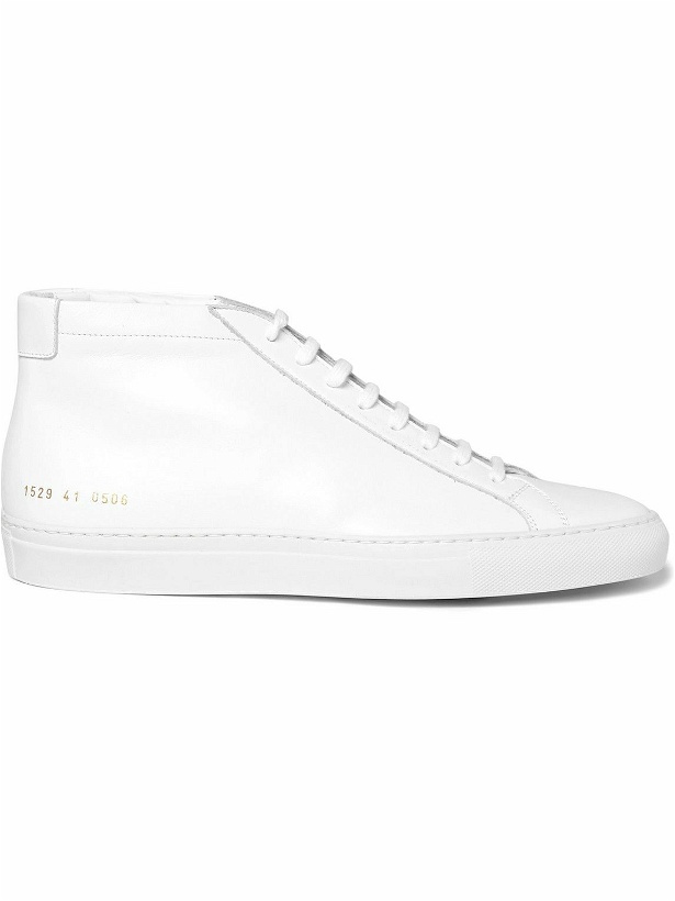 Photo: Common Projects - Original Achilles Leather High-Top Sneakers - White