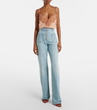 Valentino High-rise straight jeans