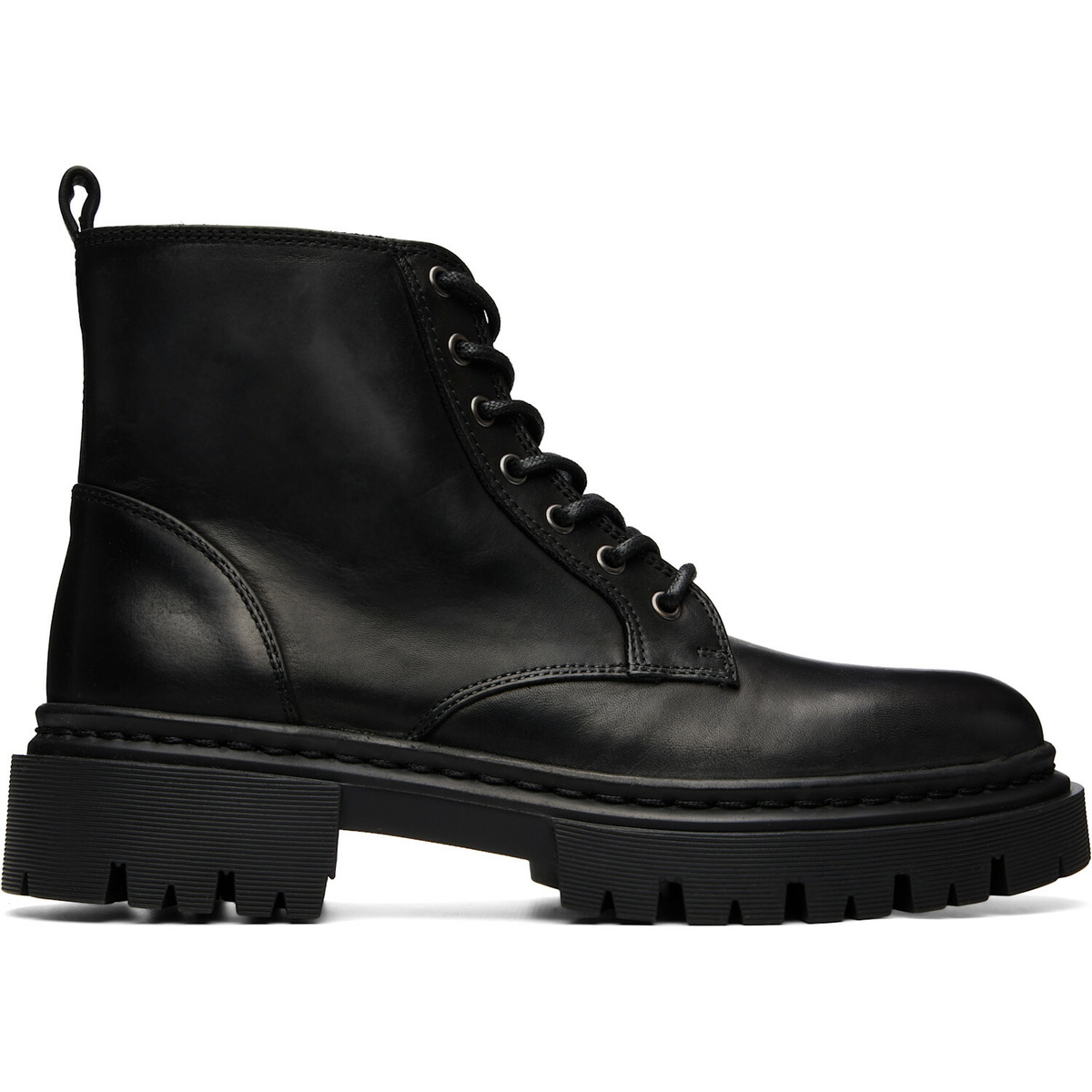 Staud Black Henry Combat Boots