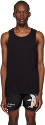 Represent Black Scoop Neck Tank Top