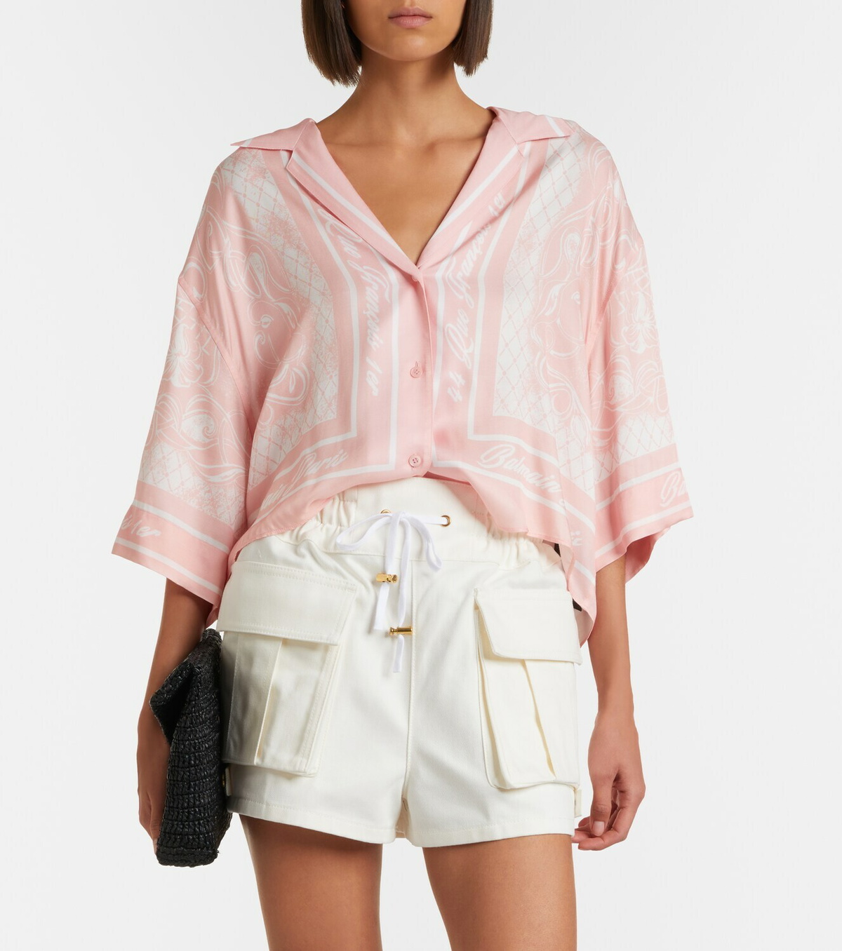 Balmain Denim cargo shorts