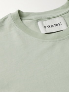 FRAME - Cotton-Jersey T-Shirt - Green