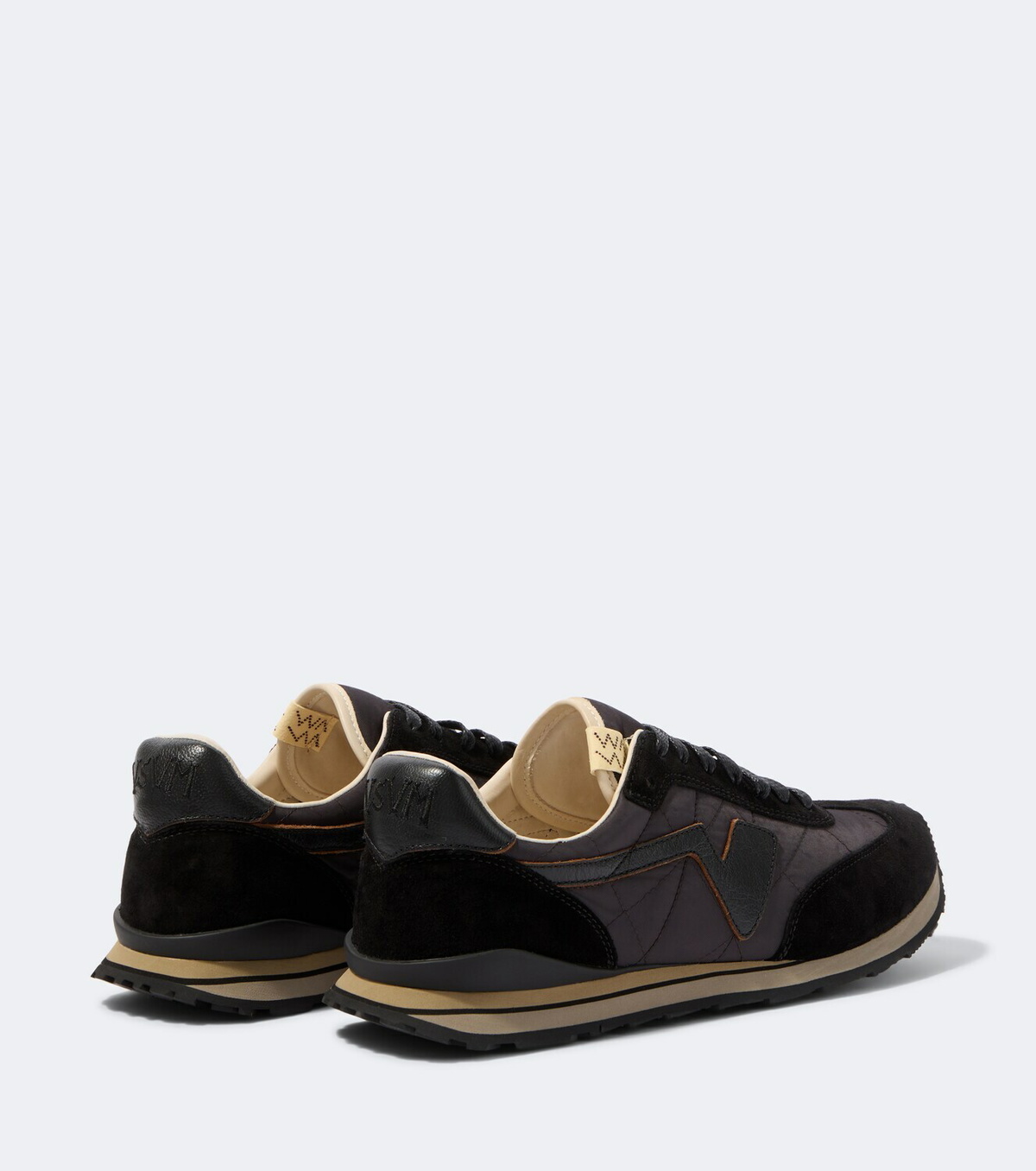 Visvim FKT Runner suede-trimmed sneakers