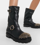 Jimmy Choo Biker II leather ankle boots