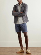 Peter Millar - Somerset Slim-Fit Cotton-Blend Twill Shorts - Blue