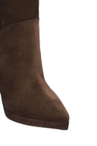 Casadei High Heels Boots In Brown Suede