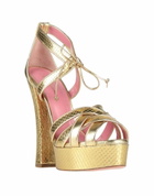 Blumarine Womens Sandals in Gold