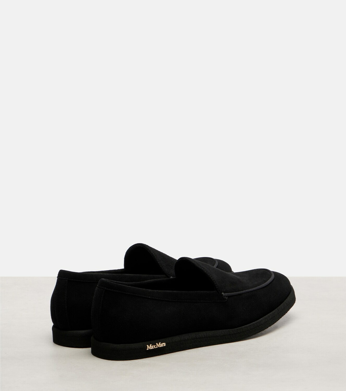 Max Mara Softmoc suede moccasins