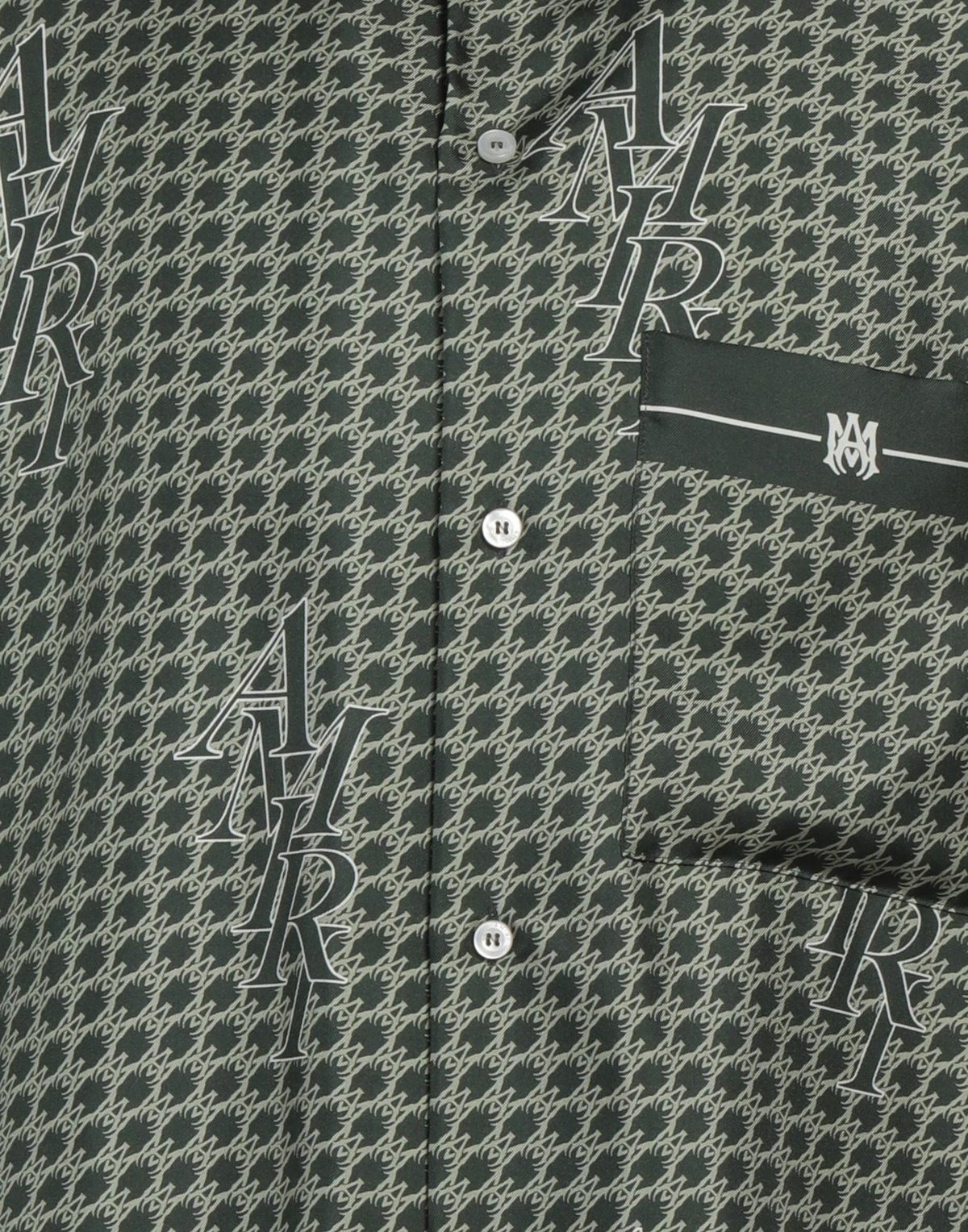 Amiri Mens Shirt Military in Green