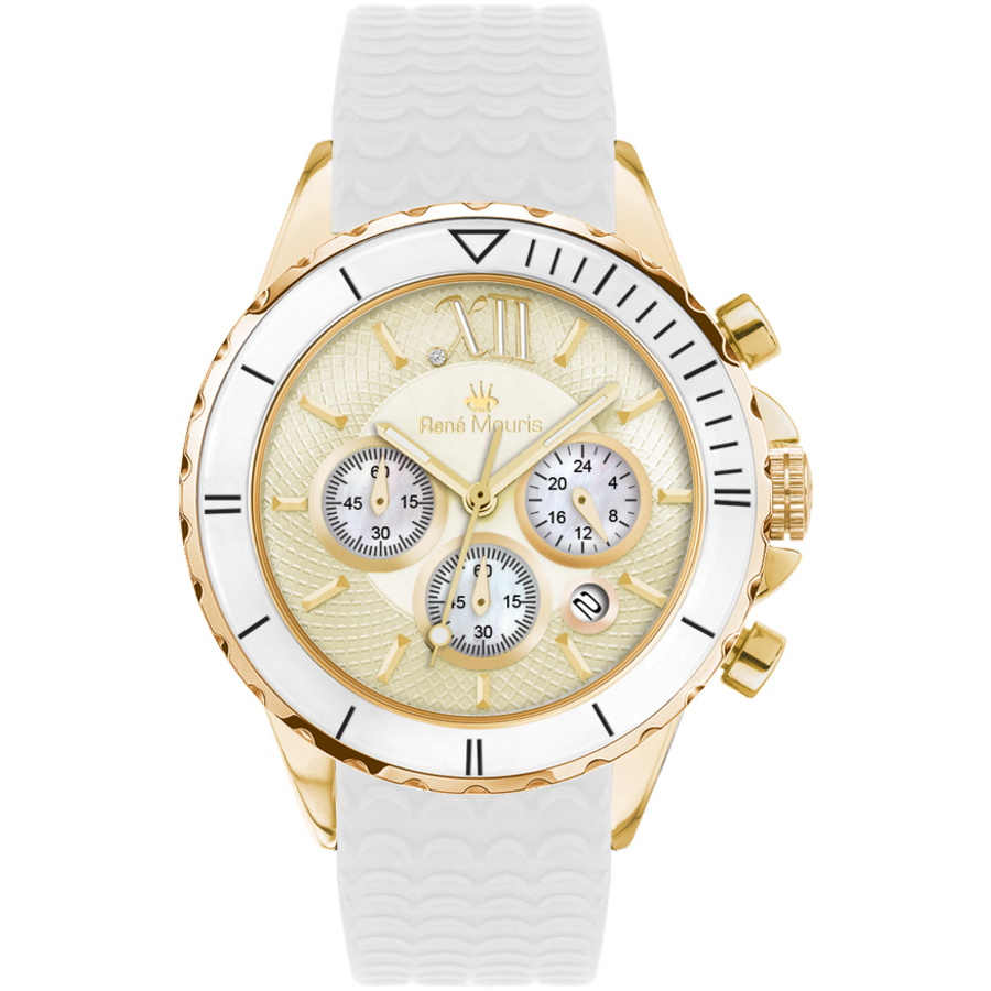 Rene Mouris Dream I Chronograph Champagne Dial Ladies Watch 50108RM6