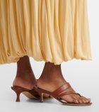 Manolo Blahnik Susa leather thong sandals