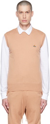 Vivienne Westwood Beige Embroidered Vest