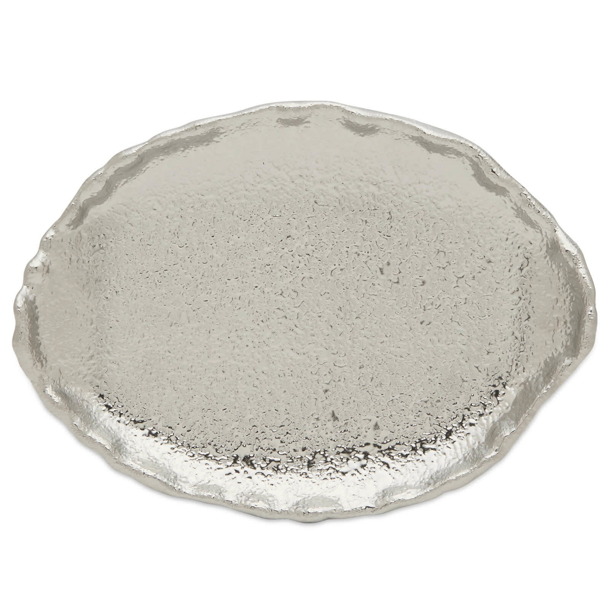 HKliving Chrome Plateau in Rough 