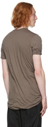 Rick Owens Taupe Double T-Shirt