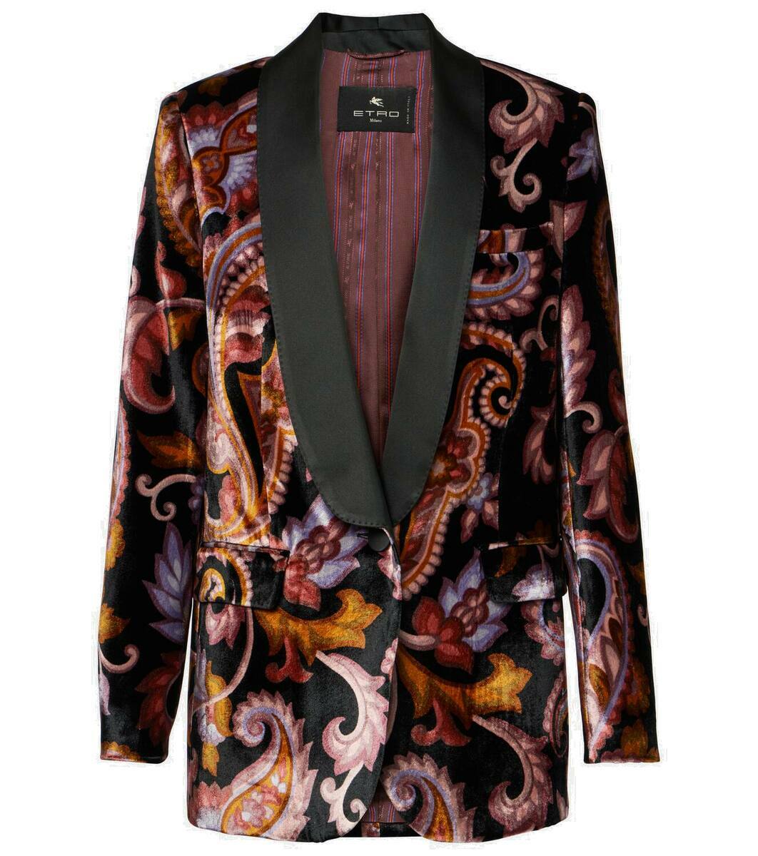 ジャケット Etro Brown Velvet Blazer Velvet blazer Etro Brown size 44 IT in Velvet - 49449633