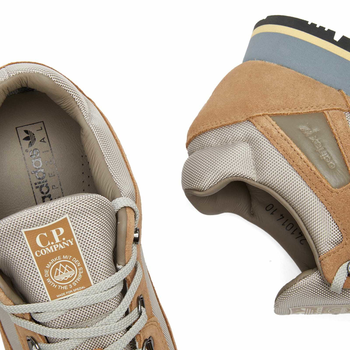 送料込 adidas CP HELVELLYN SPZL ブラウン Adidas x C.P. Company SPZL Helvellyn Sneaker in Cardboard