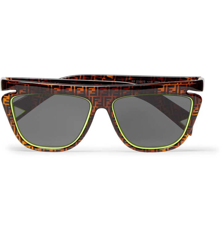 Photo: Fendi - Square-Frame Acetate Sunglasses - Tortoiseshell