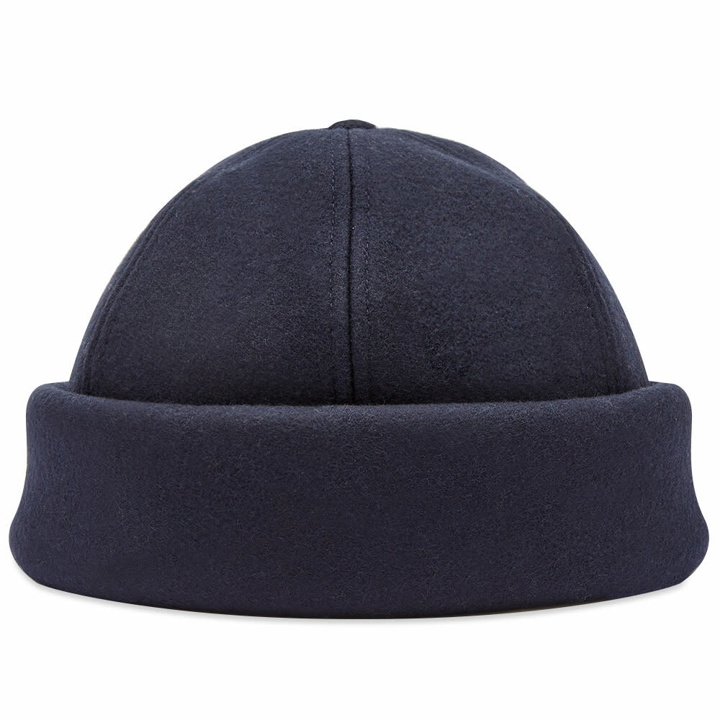 Photo: Jil Sander Women's Plus Wool Hat in Dark Blue