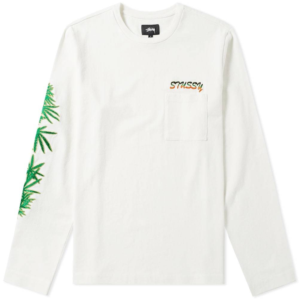 トップス Stussy Checkered Flag LS TEE Stussy Checkered Flag LS TEE