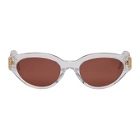 Super Transparent and Burgundy CR39 Drew Sunglasses