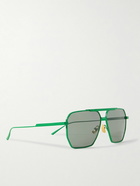 Bottega Veneta - Aviator-Style Metal Sunglasses