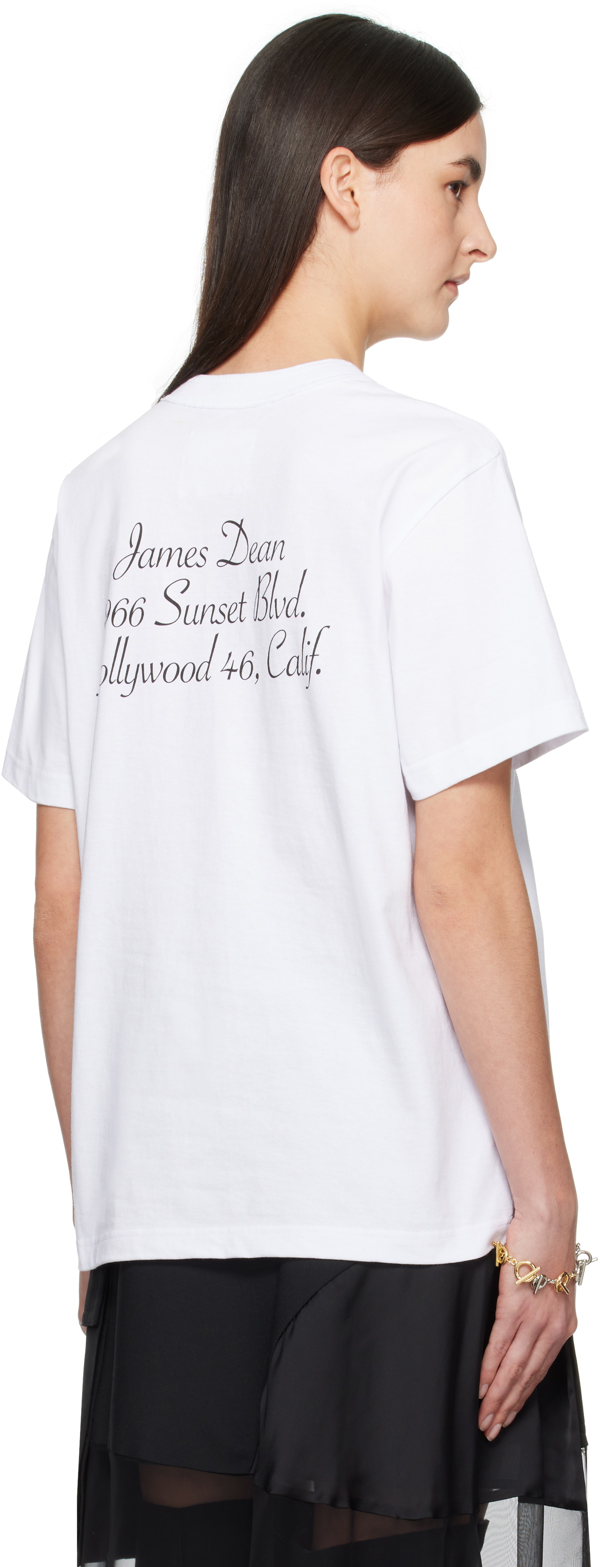 sacai White James Dean T-shirt Sacai