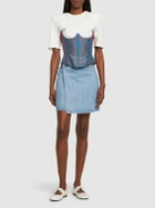 VIVIENNE WESTWOOD - Bella Checked Taffeta Strapless Corset