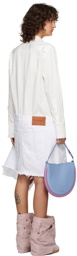 JW Anderson White Boxy Denim Midi Dress