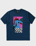 By Parra Distortion Table T Shirt Blue - Mens - Shortsleeves