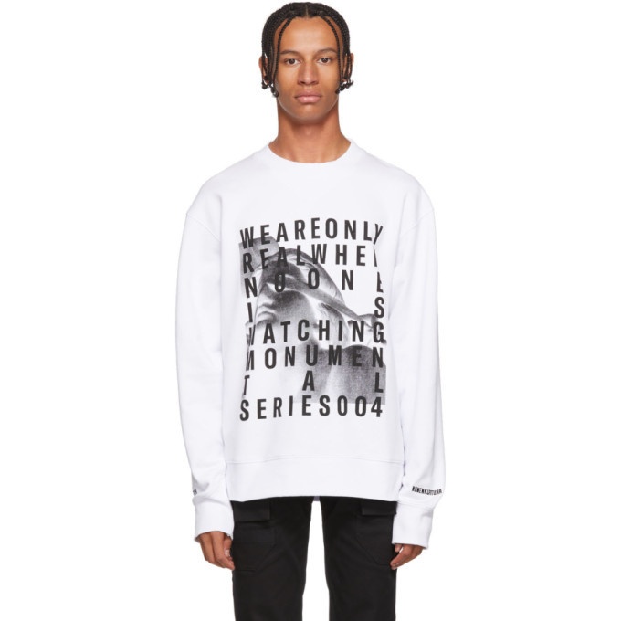 Photo: Nomenklatura Studio White Limited Edition Monuments Sweatshirt