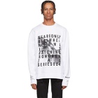 Nomenklatura Studio White Limited Edition Monuments Sweatshirt
