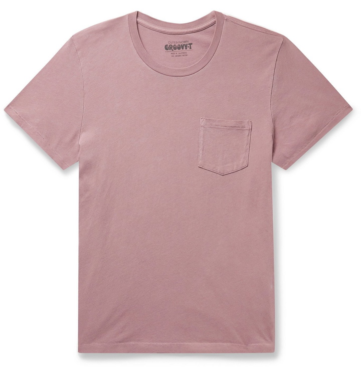Photo: Outerknown - Groovy Organic Cotton-Jersey T-Shirt - Pink