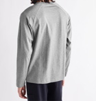 HANDVAERK - Mélange Pima Cotton-Jersey T-Shirt - Gray
