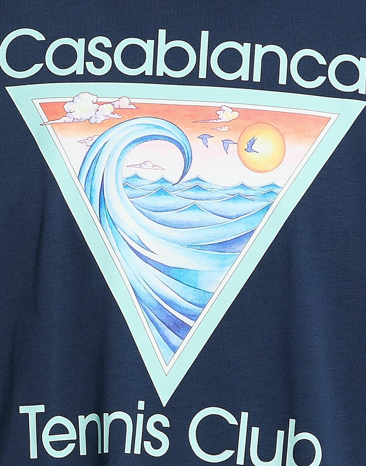 Casablanca Mens T-shirt in Navy
