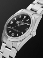 Wind Vintage - Vintage 2000-2001 Rolex Explorer I Automatic 36mm Oystersteel Watch, Ref. No. 114270